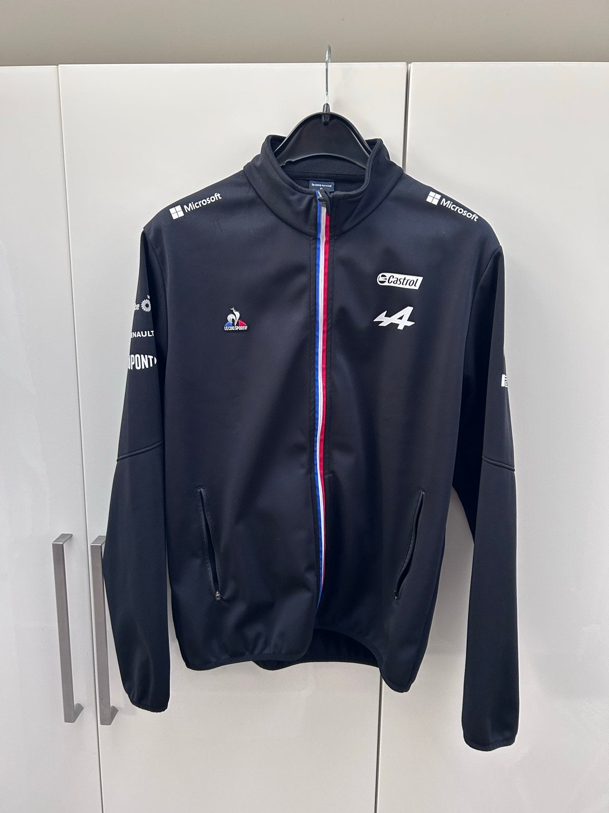 Alpine F1 Team Softshell Jas - Zwart - Maat XL, Ophalen of Verzenden, Zo goed als nieuw, Maat 56/58 (XL), Zwart
