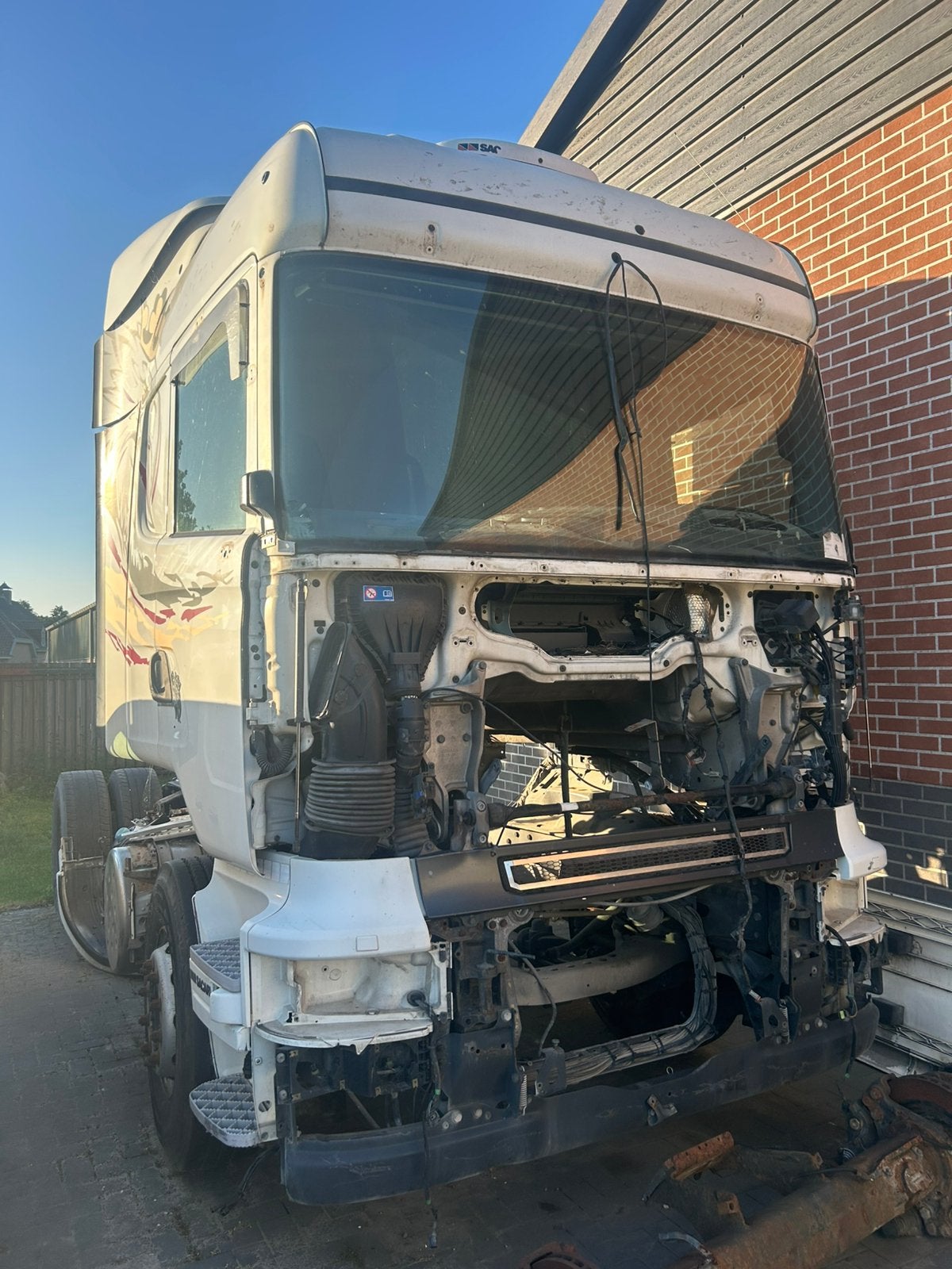 Scania R560 onderdelen, Ophalen, Scania