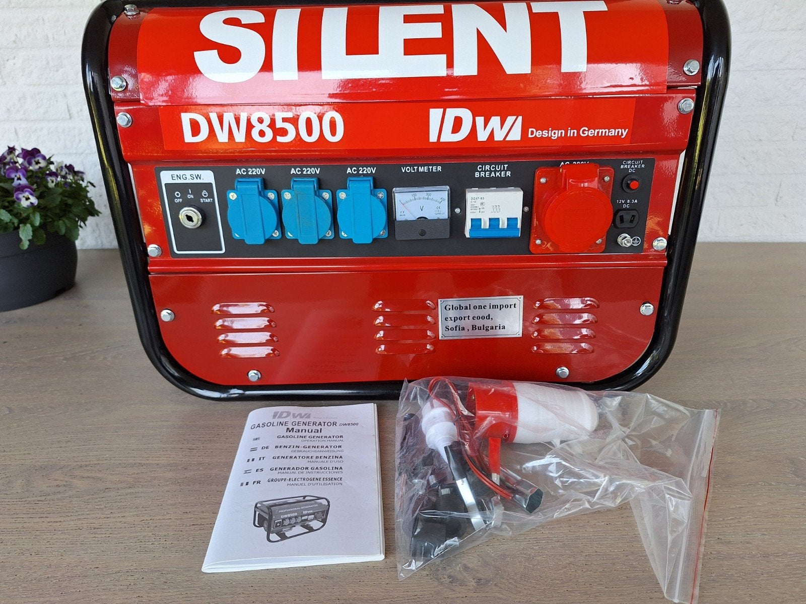 Aggregaat benzine DW 8500W trekstart nieuw, Ophalen, Nieuw