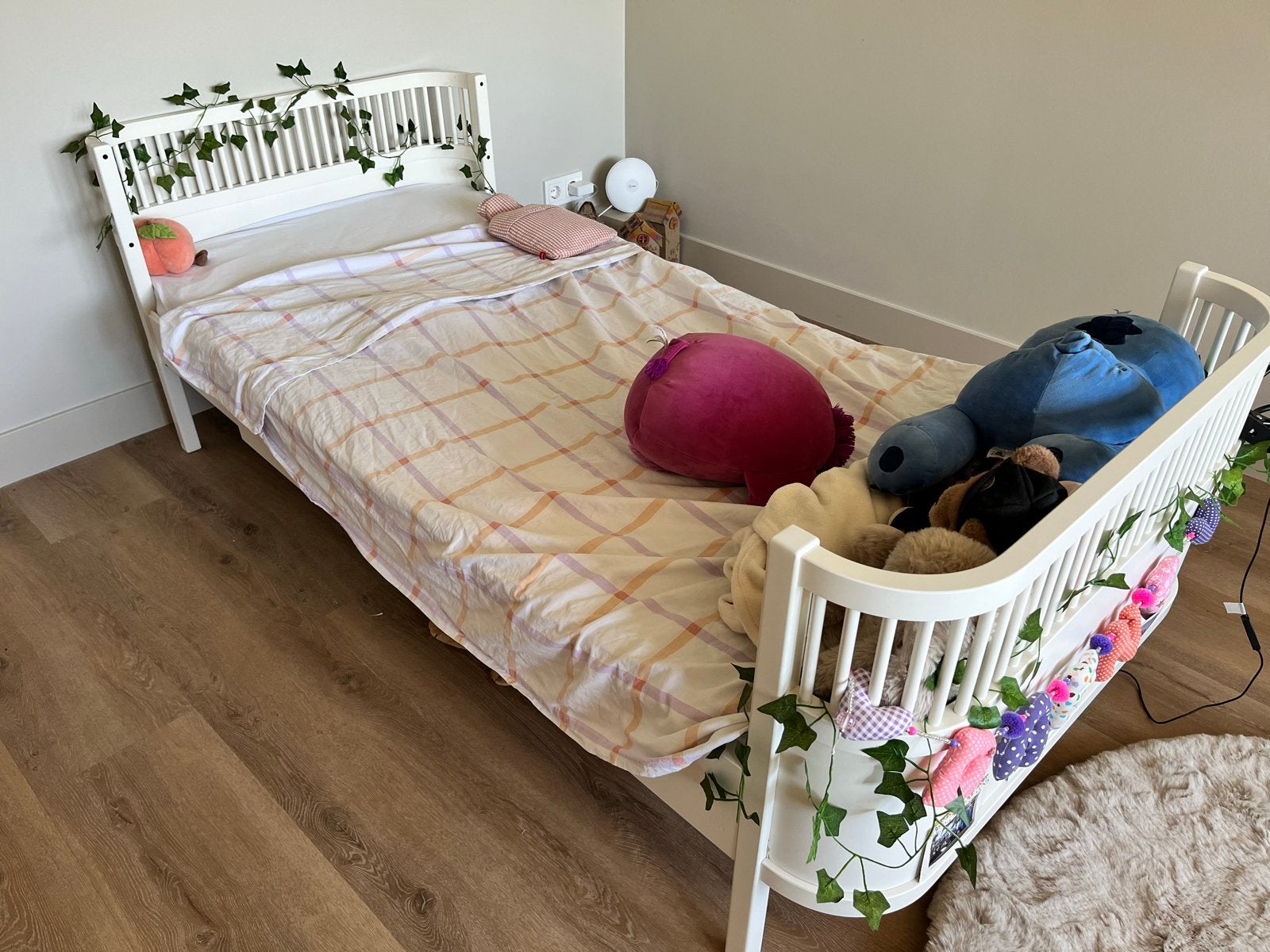Sebra Junior & Grow bed - uitschuifbaar peuter/juniorbed, Ophalen, 85 tot 100 cm, Gebruikt, Lattenbodem