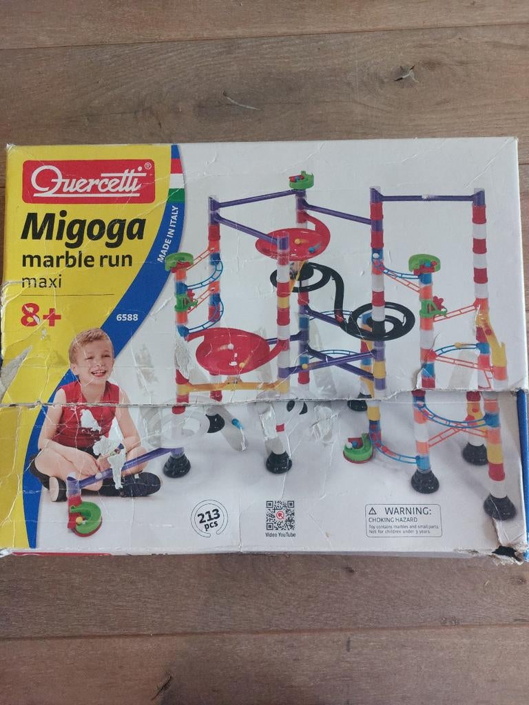 Quercetti Migoga Marble Run Maxi knikkerbaan, Kinderen en Baby's, Speelgoed | Educatief en Creatief, Ophalen of Verzenden, Zo goed als nieuw