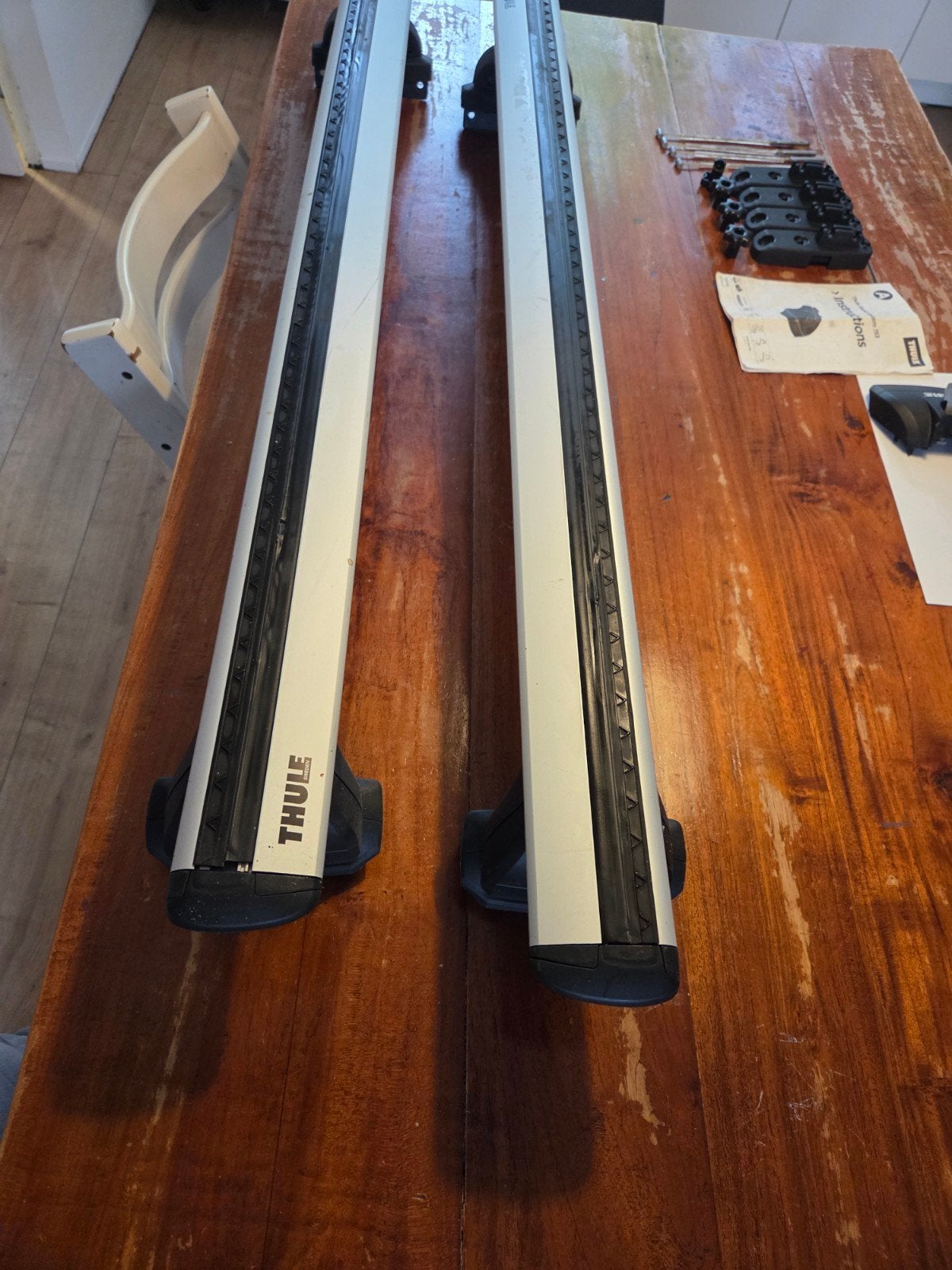 Thule WingBar Evo dakdragerset (108 cm) met Rapid System 753, Ophalen, Gebruikt