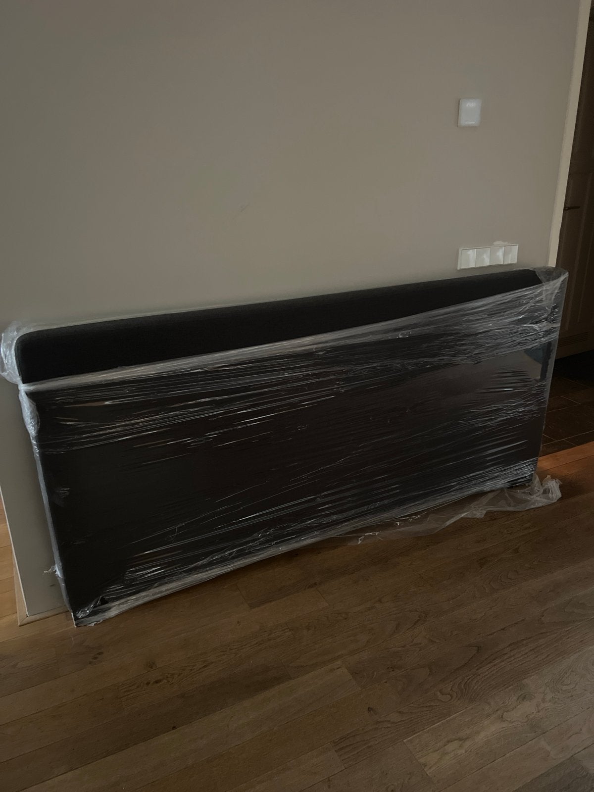 Nieuw Pullman Hoofdbord Bruin/Grijs voor 160 cm bed, Ophalen, Bruin, Stof, 160 cm