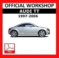 Audi TT MK1 1997-2006 Workshop manual op DVD in PDF formaat, Verzenden