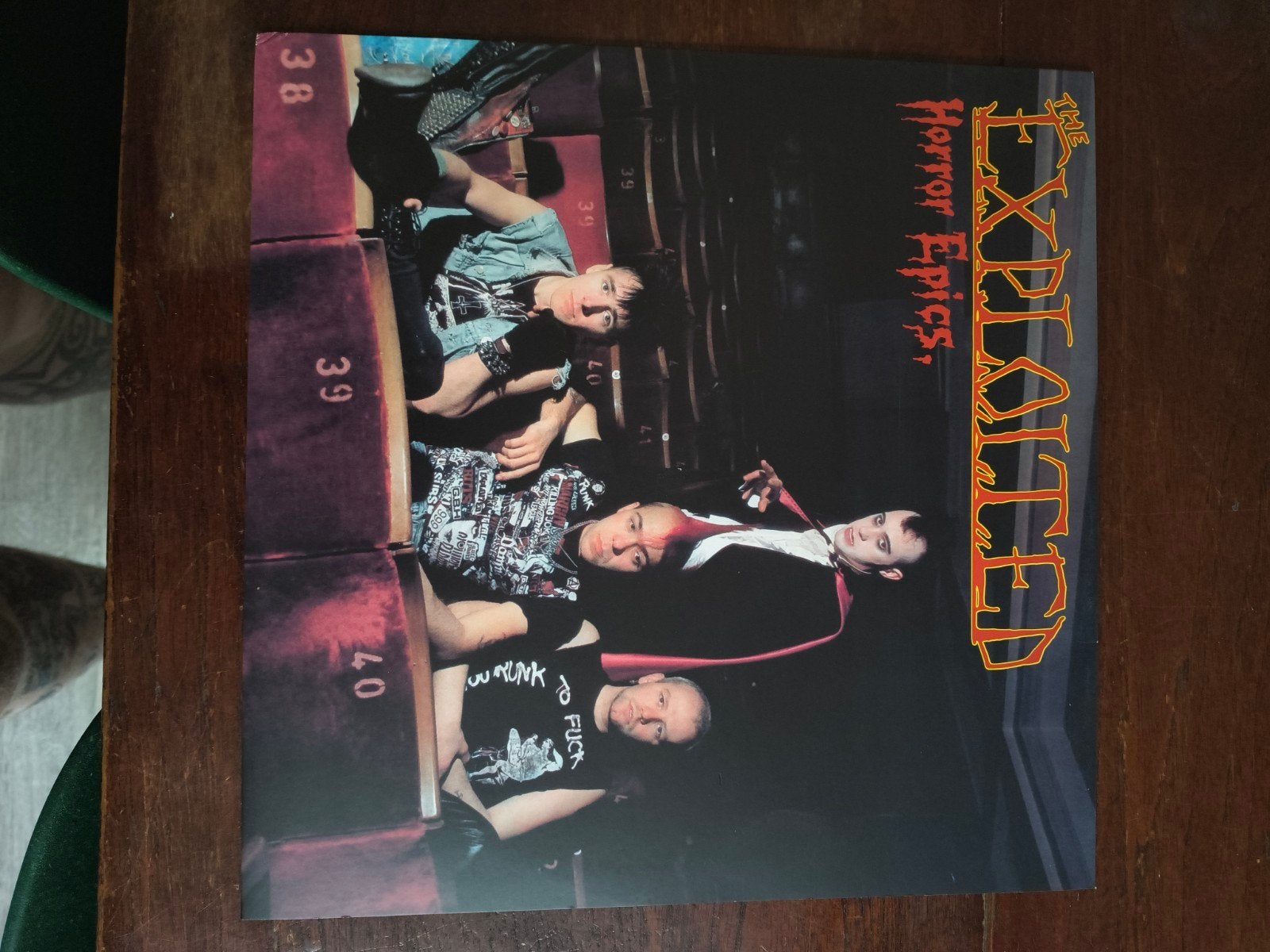 The Exploited - Horror Epics (Rood Vinyl), LP, Colored vinyl, Ophalen of Verzenden, Zo goed als nieuw