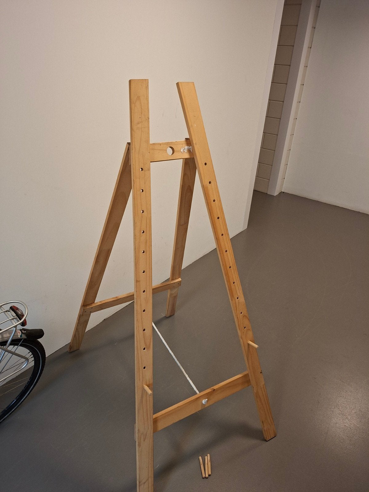 Houten Schildersezel - welkomsbordhouder bruiloft, Hobby en Vrije tijd, Ophalen, Gebruikt, Ezel