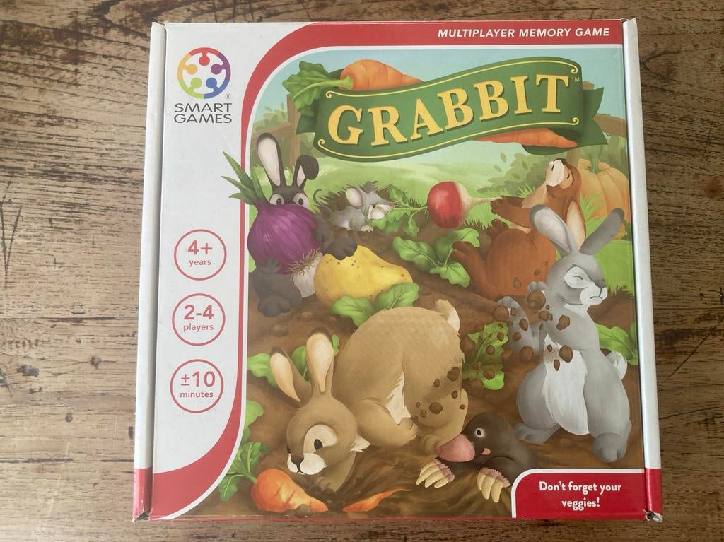 Grabbit van SmartGames 4+, Drie of vier spelers, Ophalen of Verzenden, Zo goed als nieuw