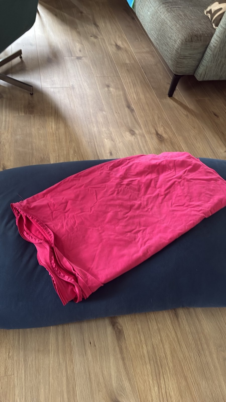 Comfortabele zitzak met twee wasbare hoezen, Ophalen, Gebruikt, Blauw, Zitzak