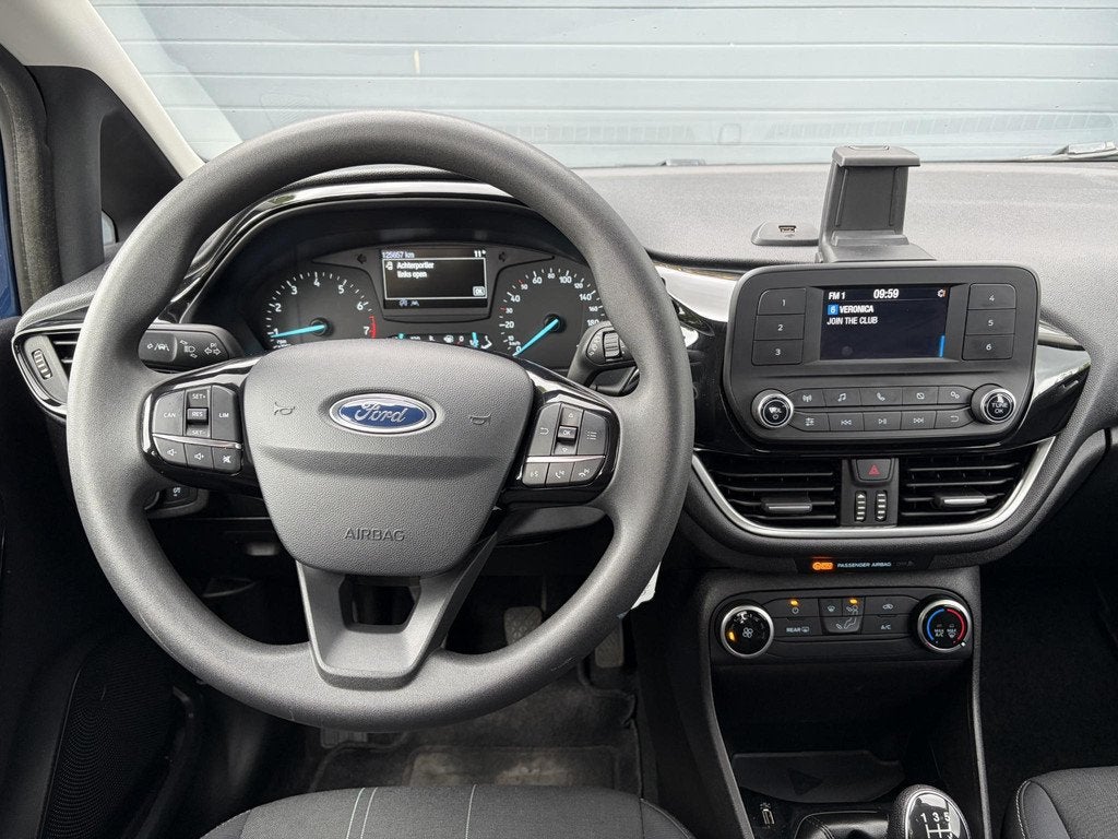 Ford Fiesta 1.1 Trend 2e Eigenaar,Airco,Cruise,5 Deurs,N.A.P, Auto's, Voorwielaandrijving, Blauw, 23 km/l, Origineel Nederlands