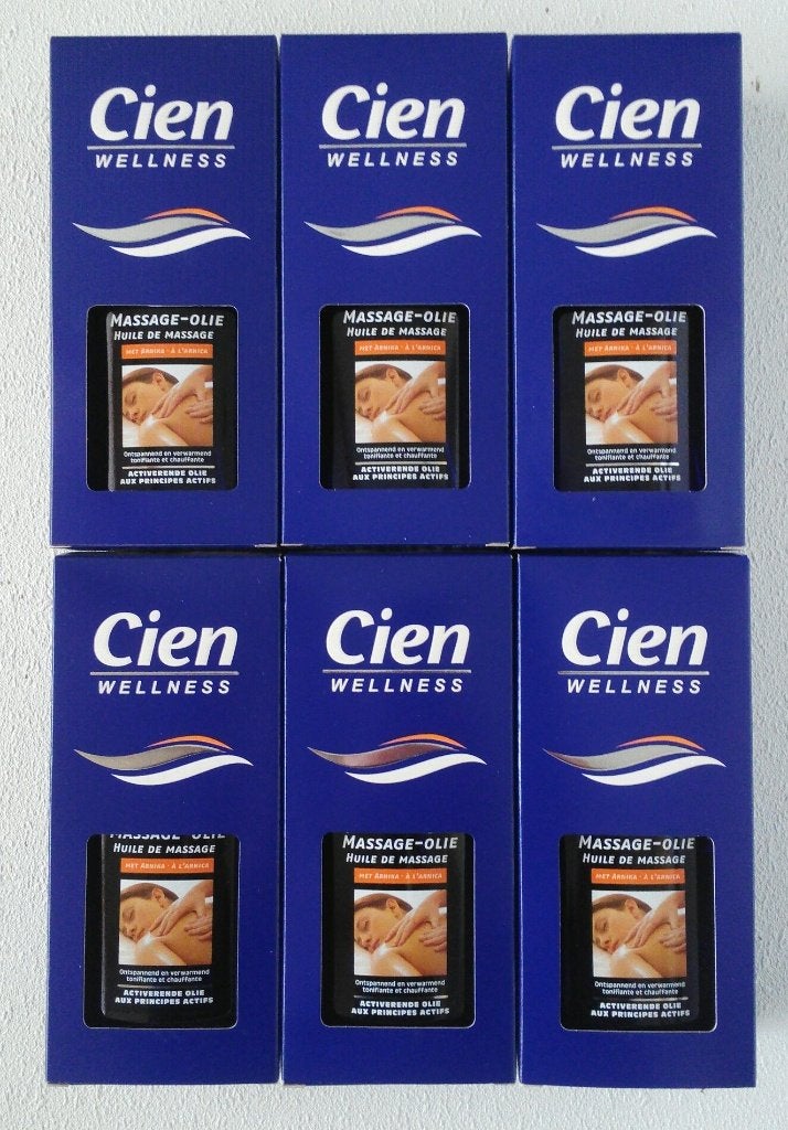 Cien wellness massage-olie met arnika, Ophalen of Verzenden, Nieuw, Lichaamsverzorging