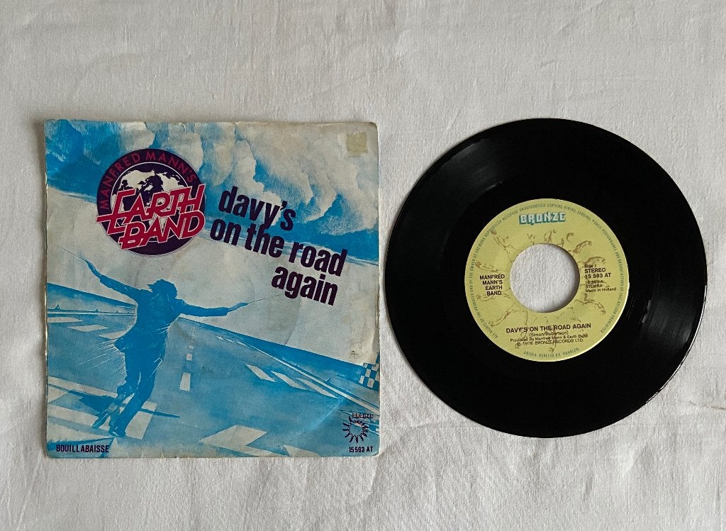 manfred mann's earth band - davy's on the road, Progressive Rock, 7 inch, Ophalen of Verzenden, Zo goed als nieuw