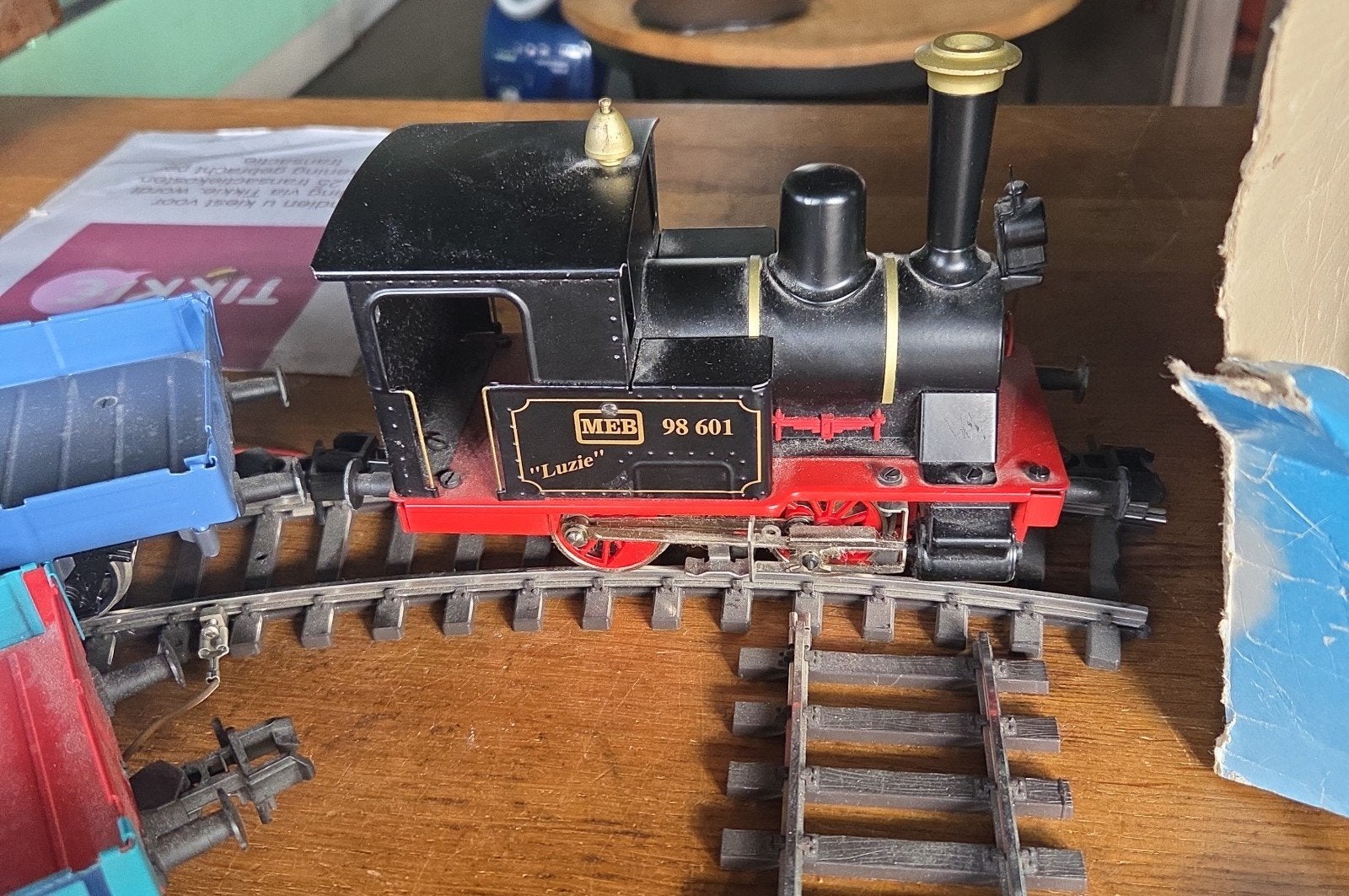 Märklin Maxi locomotief wagons rails trafo, Hobby en Vrije tijd, Ophalen, Wisselstroom, X, Märklin