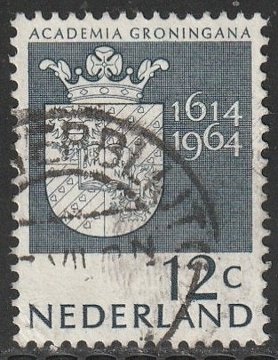 Nederland 1964 816 Universiteit Groningen 12c, Gest Terblijt, Ophalen of Verzenden, Na 1940, Gestempeld