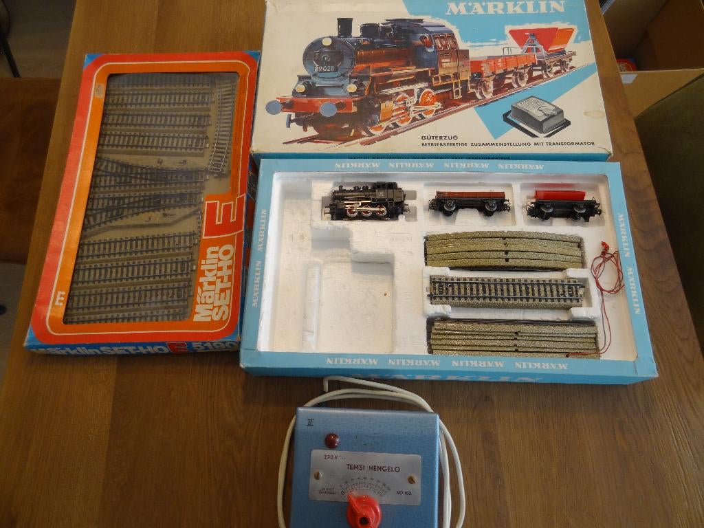 Marklin H0 2963 startset met Set E 5190, Wisselstroom, Ophalen of Verzenden, Märklin, Gebruikt