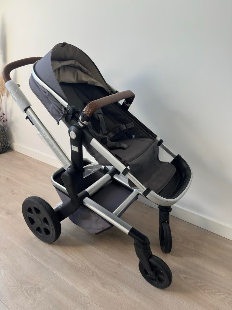 Joolz Day 3 kinderwagen Hippo Grey met accessoires, Gebruikt, Verstelbare duwstang, Ophalen, Kinderwagen