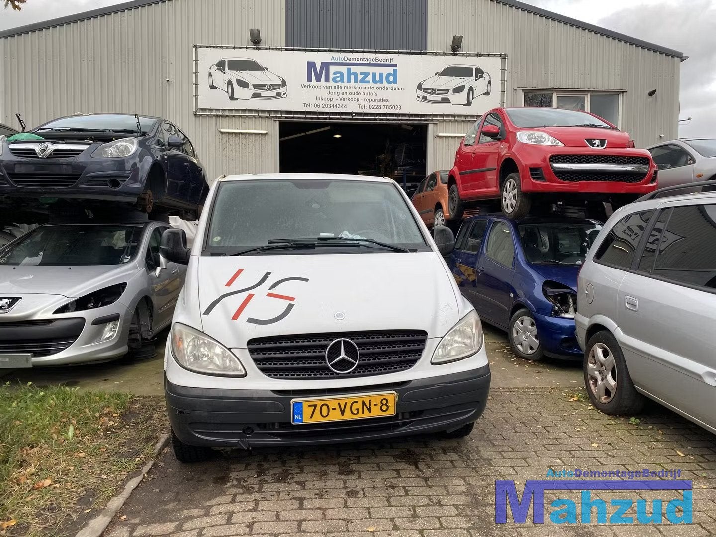 2007 Mercedes VITO W639 109 2.2 CDI Demontage sloop, Gebruikt, Mercedes-Benz AG, Mercedes-Benz, Ophalen of Verzenden