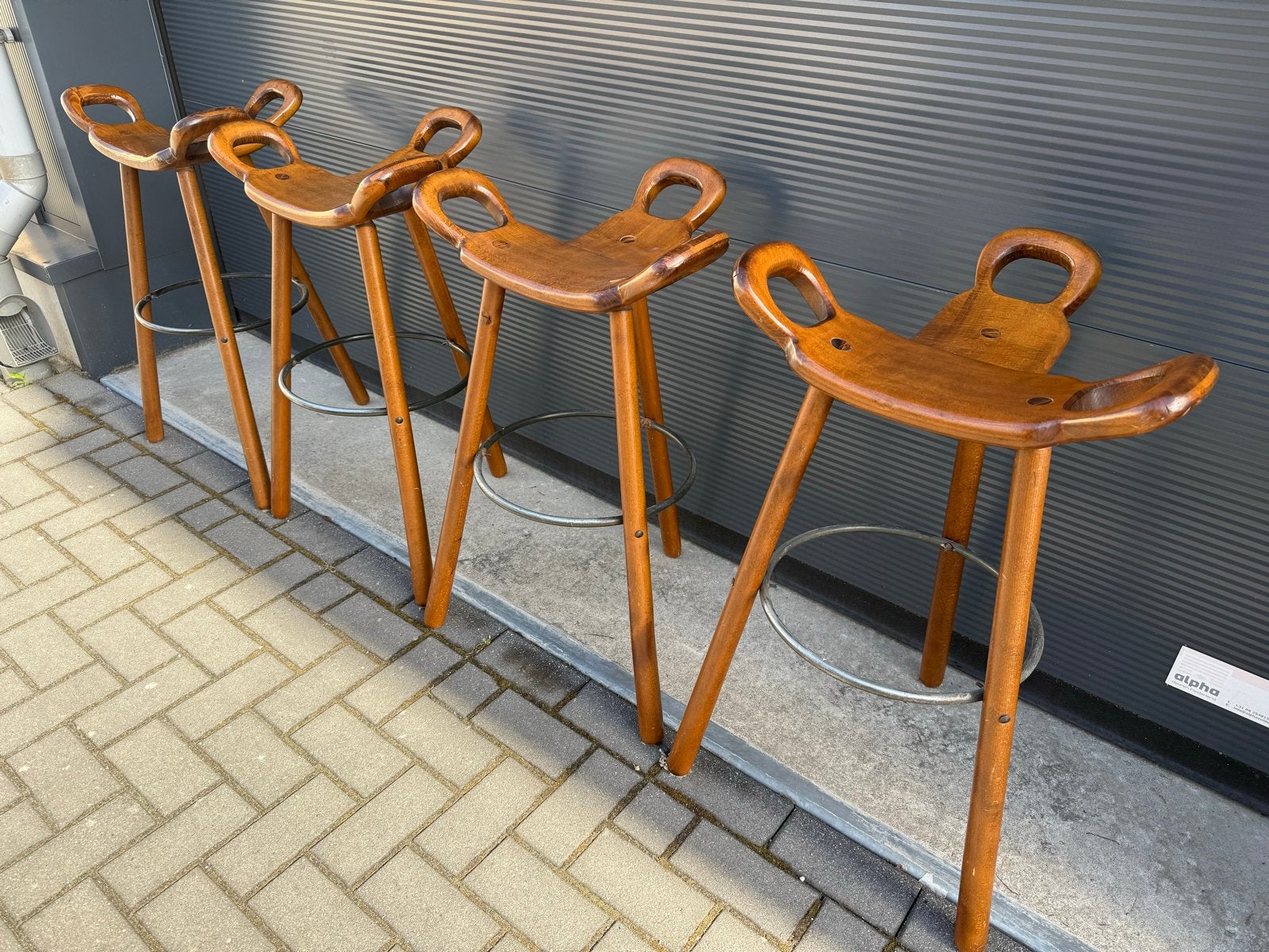 Vintage 'Marbella' krukken - Sergio Rodrigues stijl