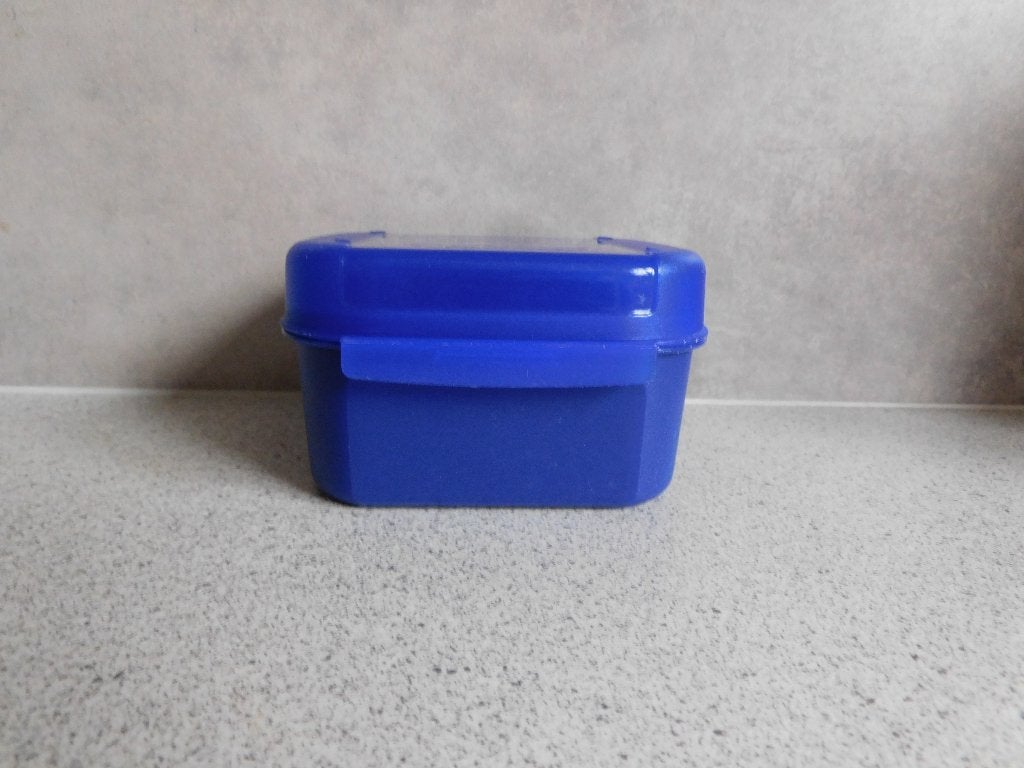 Tupperware Varia Doos 450 ml. Kobalt Blauw, Bewaardoos, Blauw, 450 ml, Ophalen of Verzenden