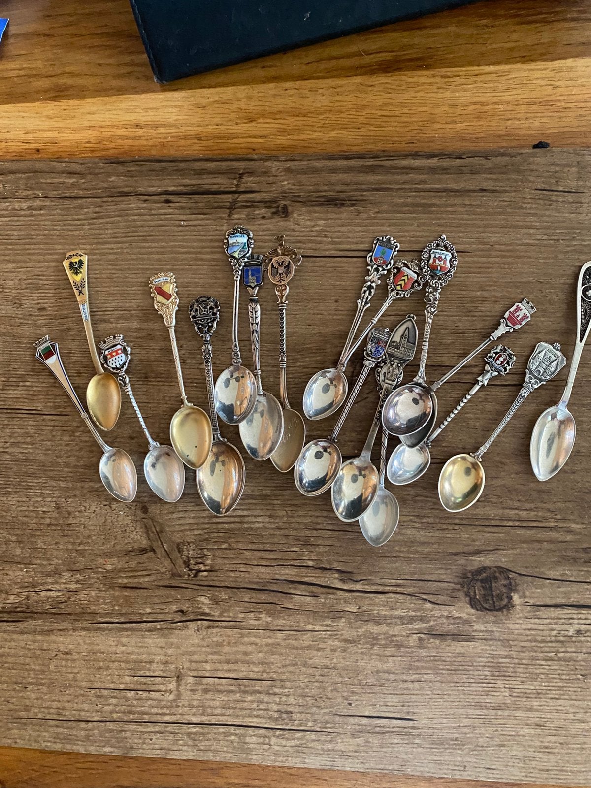 Aangeboden, Verzilverde thee/koffie lepeltjes (Duits), Ophalen of Verzenden, Zilver
