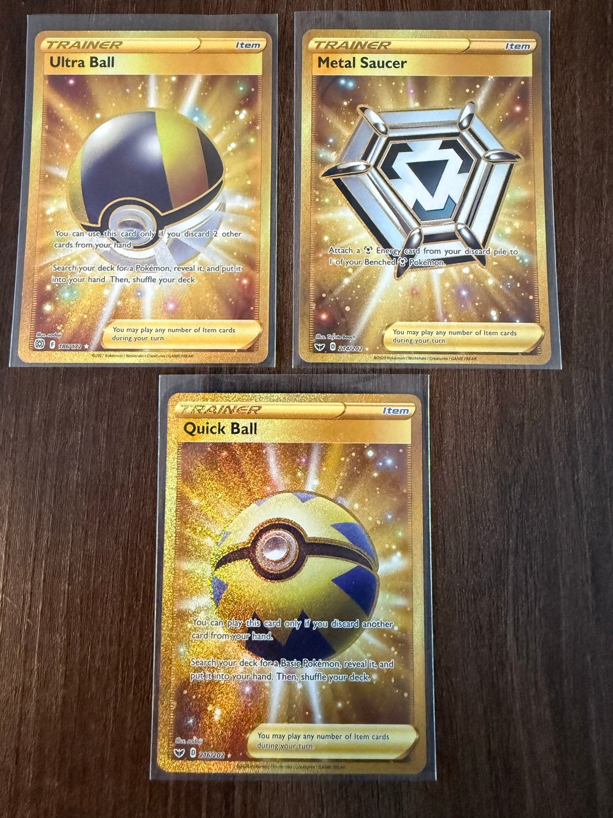 Lotje gouden trainer kaarten Pokémon TCG, Hobby en Vrije tijd, Verzamelkaartspellen | Pokémon, Verzenden, Nieuw, Meerdere kaarten