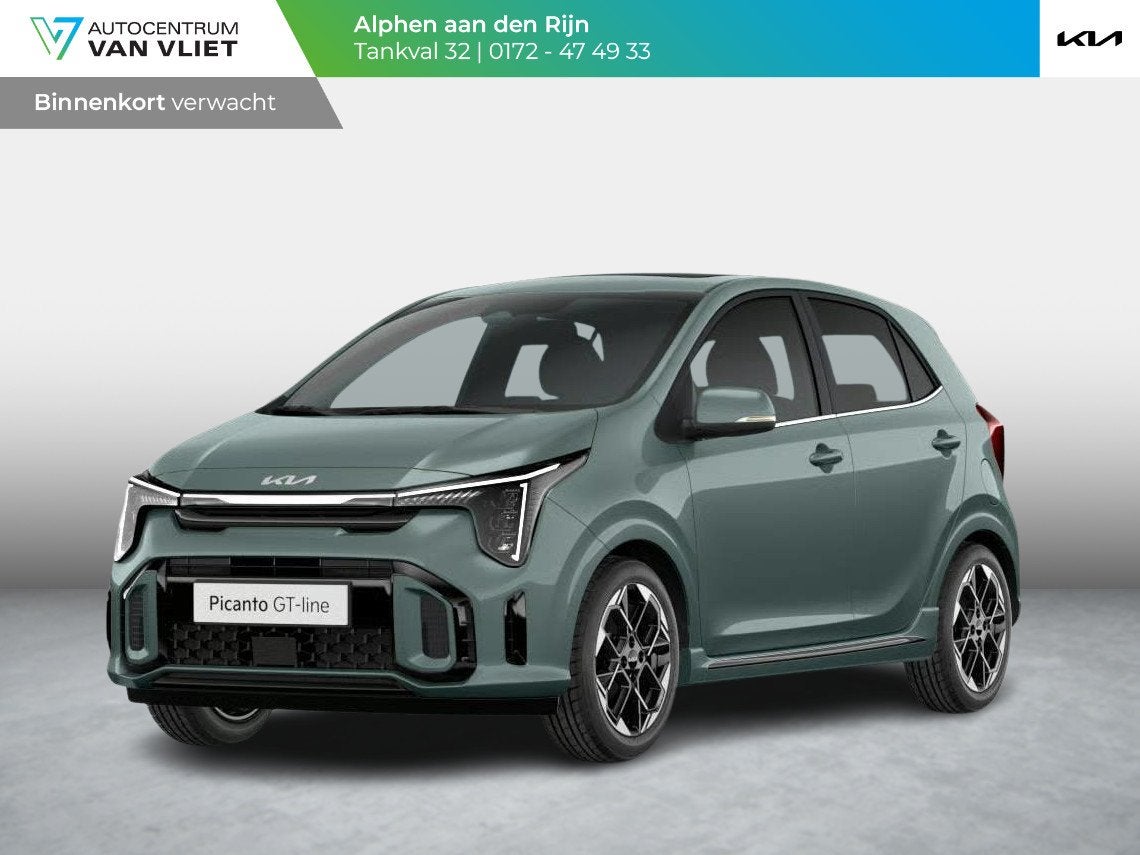 Kia Picanto 1.0 GDi GT-Line | Actieprijs* | Navi. | Clima. |, Auto's, Voorwielaandrijving, 918 kg, 4 stoelen, 68 pk