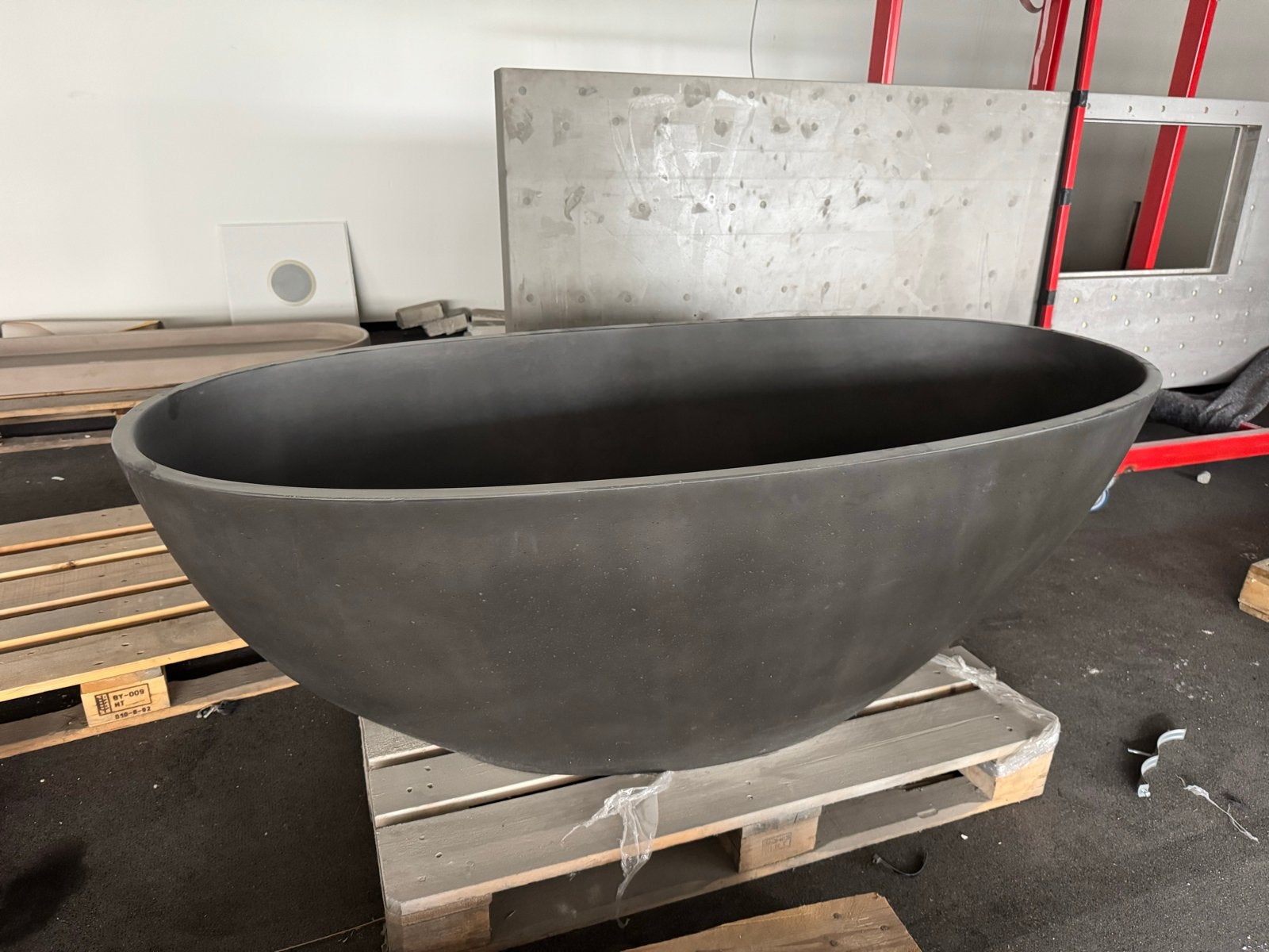 Ben Concrete Vrijstaand Beton Bad - 180x82cm, Doe-het-zelf en Verbouw, Ophalen of Verzenden, Nieuw