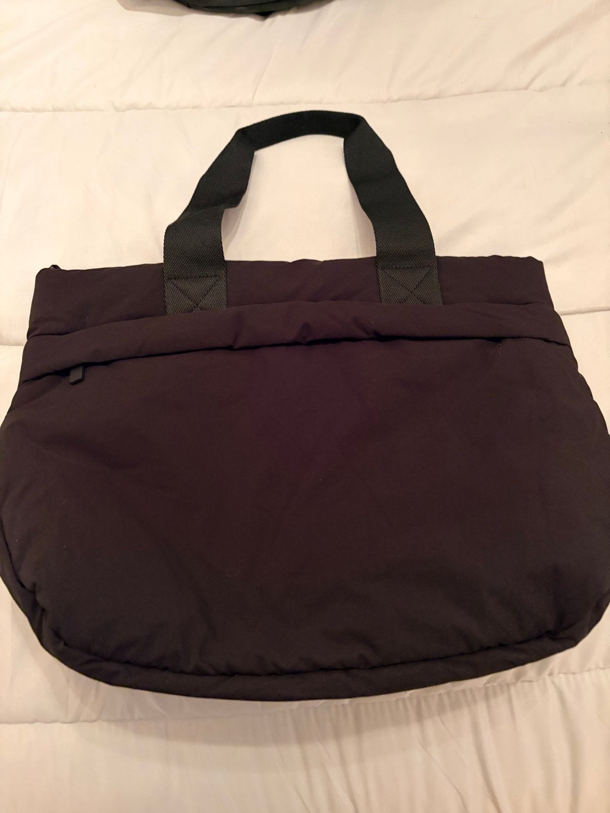 Zwarte shopper tas - Ruim en praktisch Oysho, Ophalen of Verzenden, Zo goed als nieuw, Zwart, Shopper