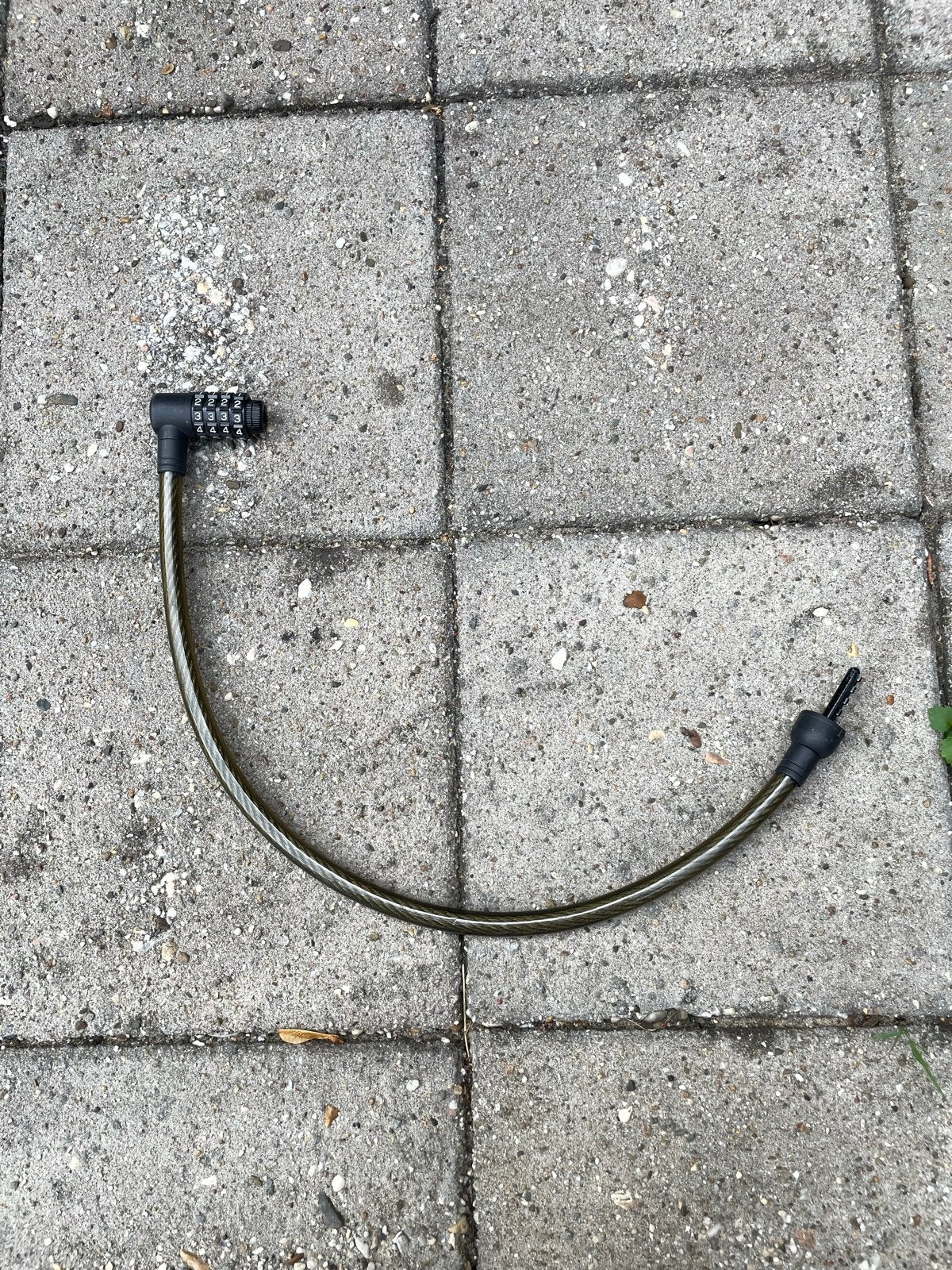 Fietsslot met 4 cijfercode, Ophalen of Verzenden, Zo goed als nieuw, Kabelslot