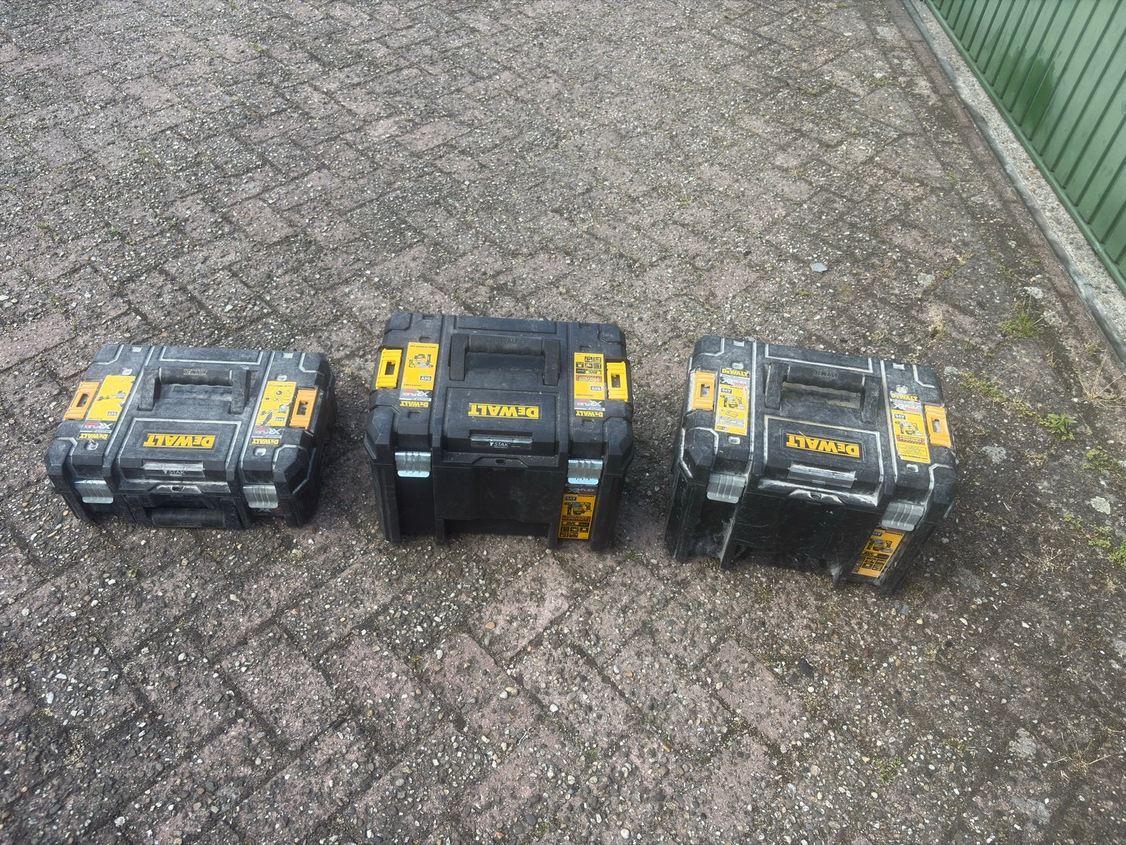 Drie DeWalt Tstak koffers - Gereedschapskoffers, Ophalen of Verzenden, Gebruikt