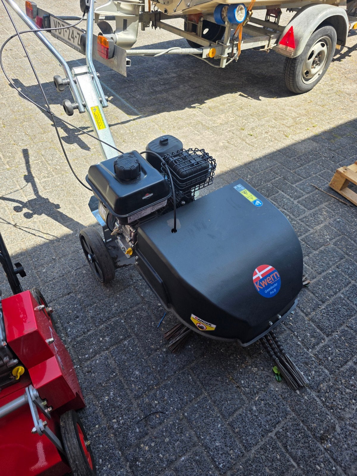 KWERN PRO 3 onkruidborstel benzine, Ophalen of Verzenden, Zo goed als nieuw, Overige soorten