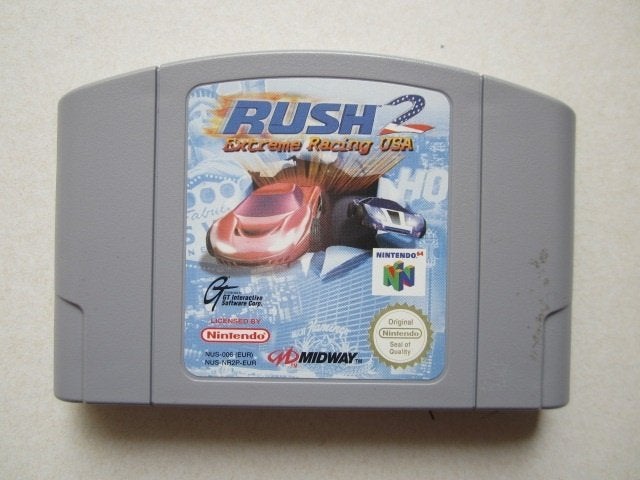 Rush 2 N64 Nintendo 64, 1 speler, Racen en Vliegen, Ophalen of Verzenden, Zo goed als nieuw