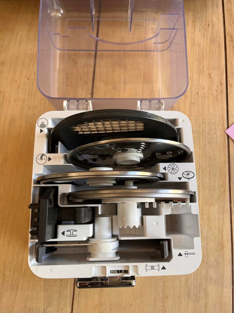 Kitchenaid foodprocessor accessoires set, Overige typen, Kunststof, Ophalen of Verzenden, Zo goed als nieuw
