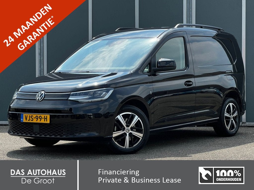 Volkswagen Caddy 2.0TDI 122pk DSG Exclusive | Trekhaak | NL, 12 maanden, Stof, Gebruikt, Zwart