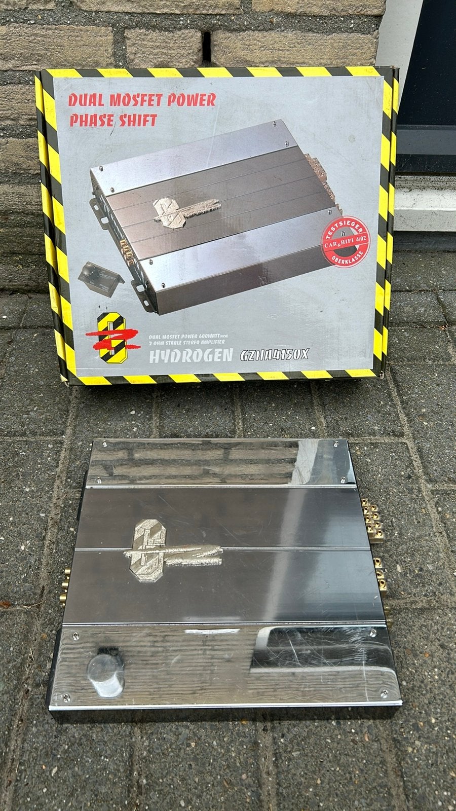 Ground Zero Hydrogen GZHA 4150X Versterker, Overige merken, Ophalen of Verzenden, 120 watt of meer, Gebruikt