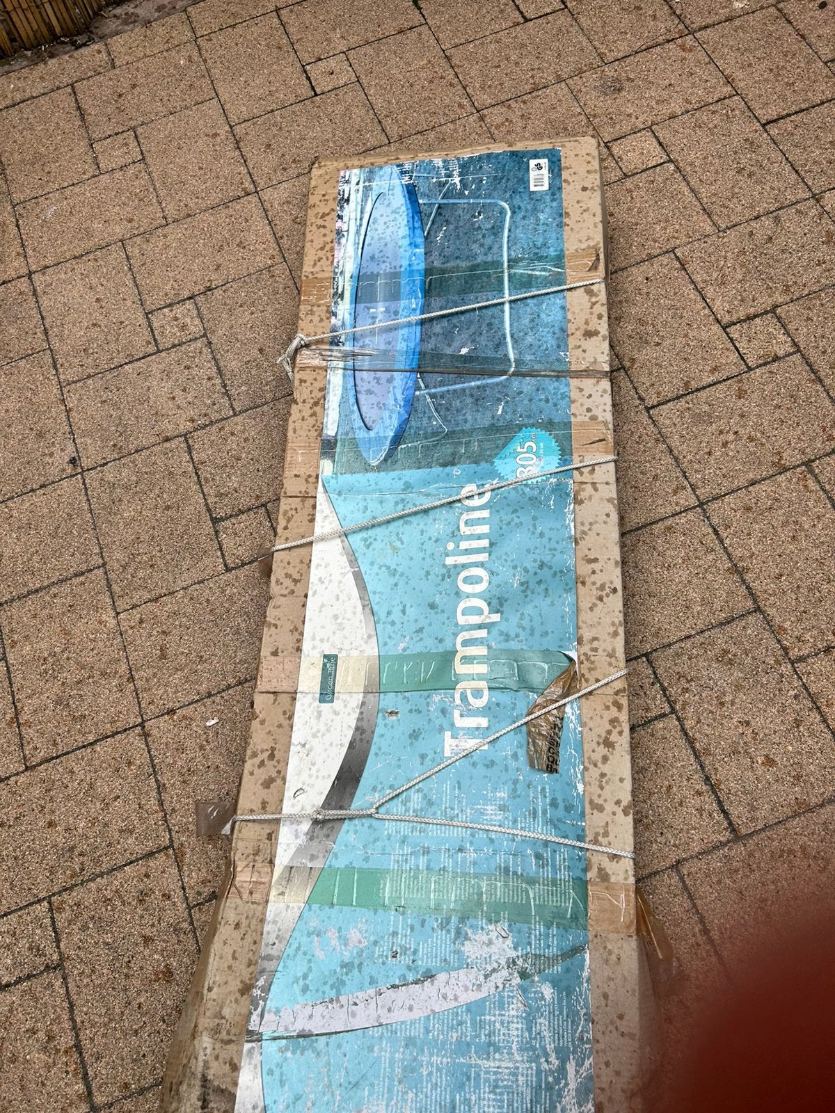 Trampoline met net, Ophalen of Verzenden, Zo goed als nieuw