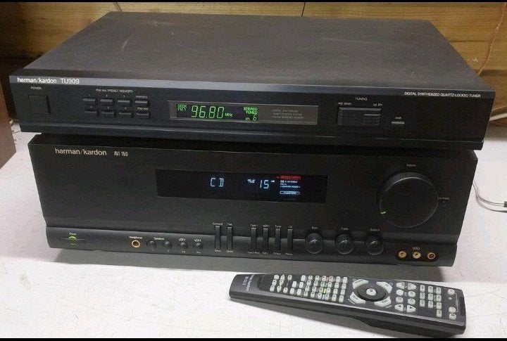 Harman kardon versterker avi-150 + gratis tuner tu-909, Ophalen of Verzenden
