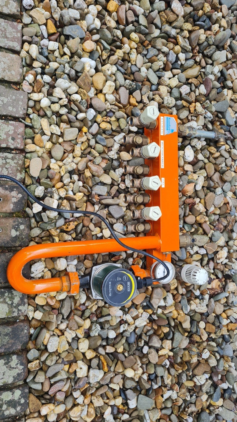 Vloerverwarming verdeler met pomp (DAB Evosta 2), Ophalen of Verzenden, Gebruikt, Overige typen