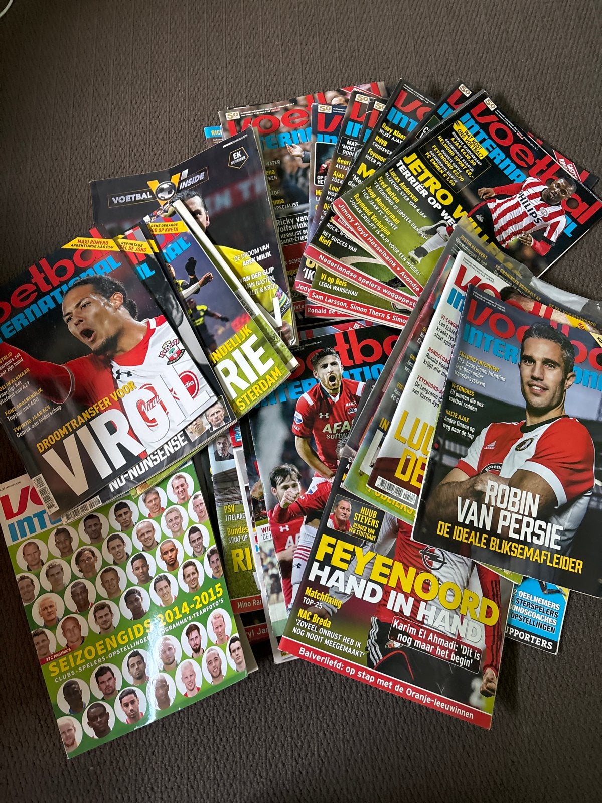 Voetbal International Tijdschriften (2014-2016), Ophalen, Gelezen, Sport en Vrije tijd