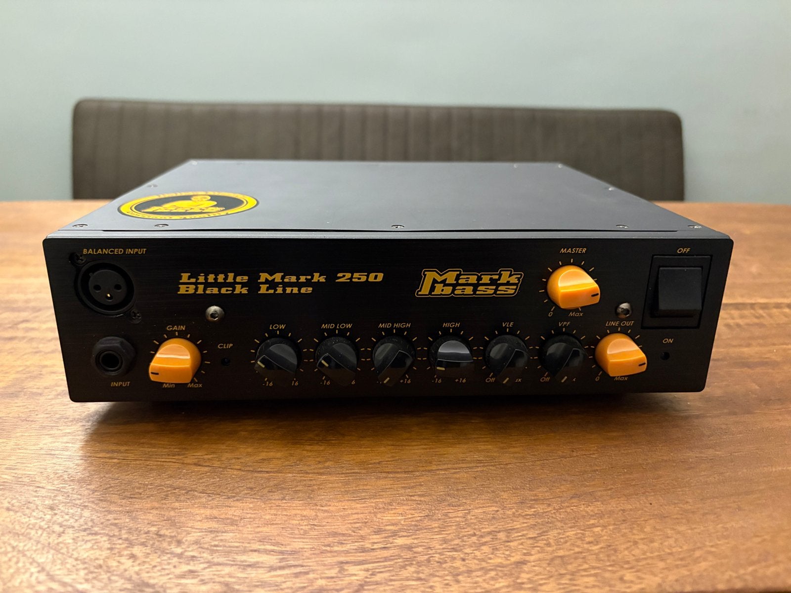 Markbass 250 watt blackline, Muziek en Instrumenten, Ophalen, Zo goed als nieuw, 100 watt of meer