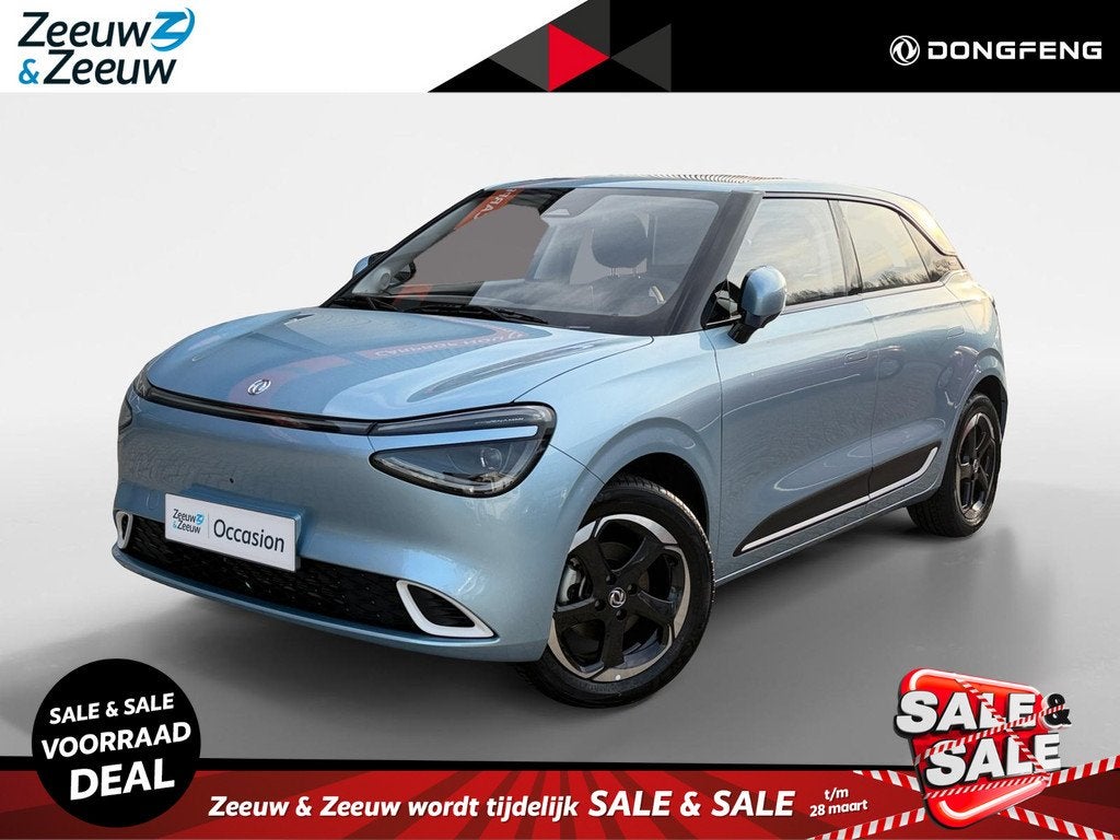 Dongfeng BOX Launch Edition 42 kWh | Full Option | 360 Camer, Auto's, Dongfeng, Stof, Gebruikt, 95 pk, Blauw