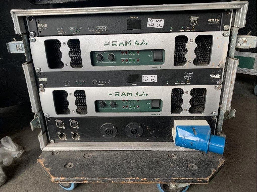 RAM BUX 2.0 en 2.8 versterkers, Ophalen, Gebruikt, 120 watt of meer, Overige merken