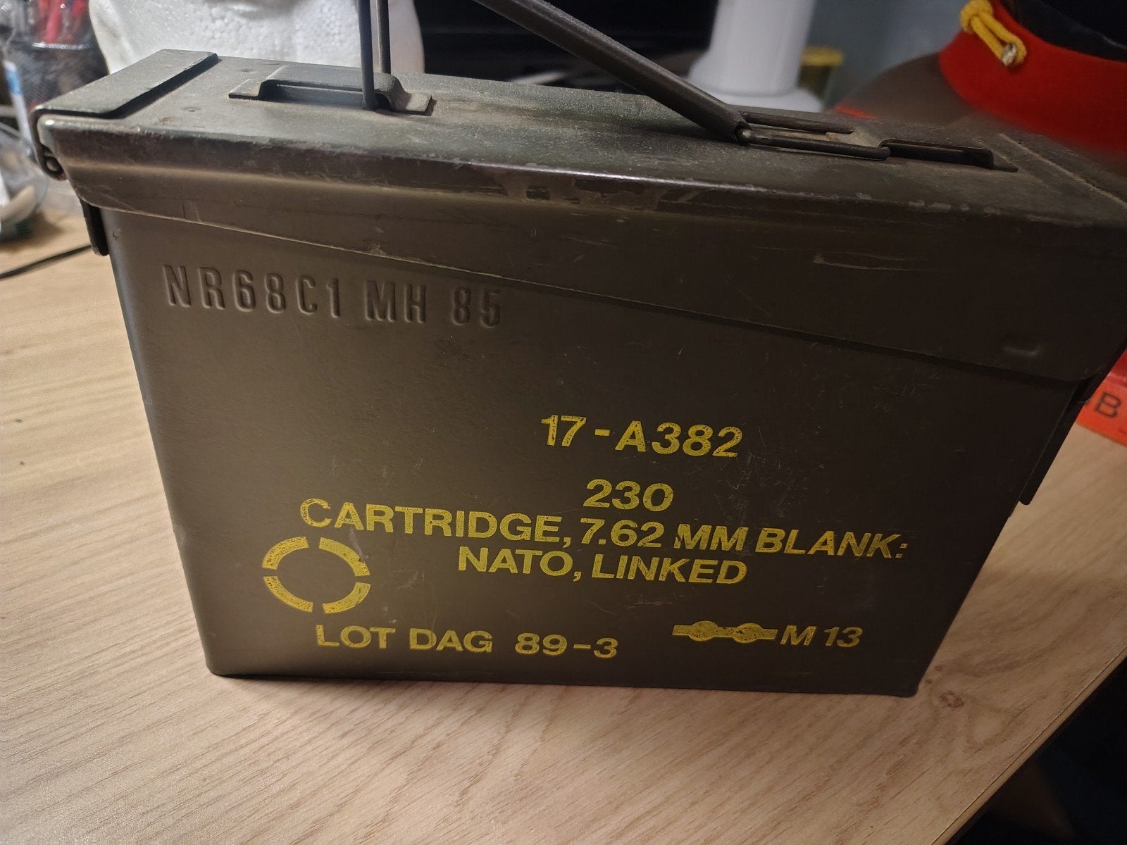 NATO Blanks Munitiekist Losse Flodders, Ophalen of Verzenden, Landmacht, Nederland