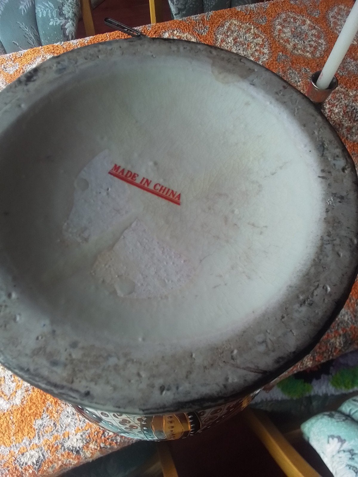 Grote Chinese decoratieve vaas met handvatten, Ophalen of Verzenden