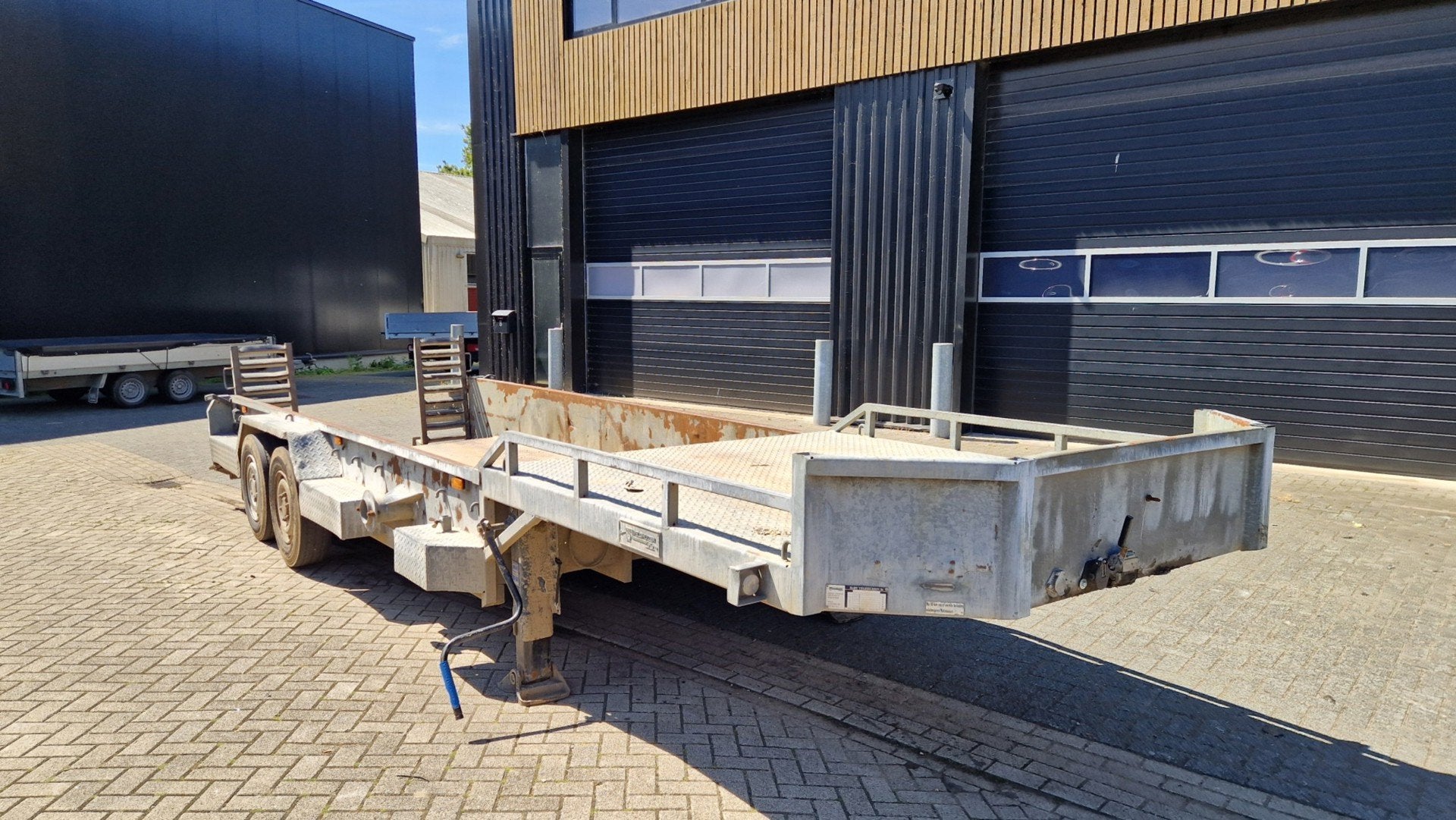 Veldhuizen P 33-2 Machine Trailer 10 Ton, Auto's, Vrachtwagens, Overige brandstoffen, Origineel Nederlands, Bedrijf, Aanhangers en Opleggers
