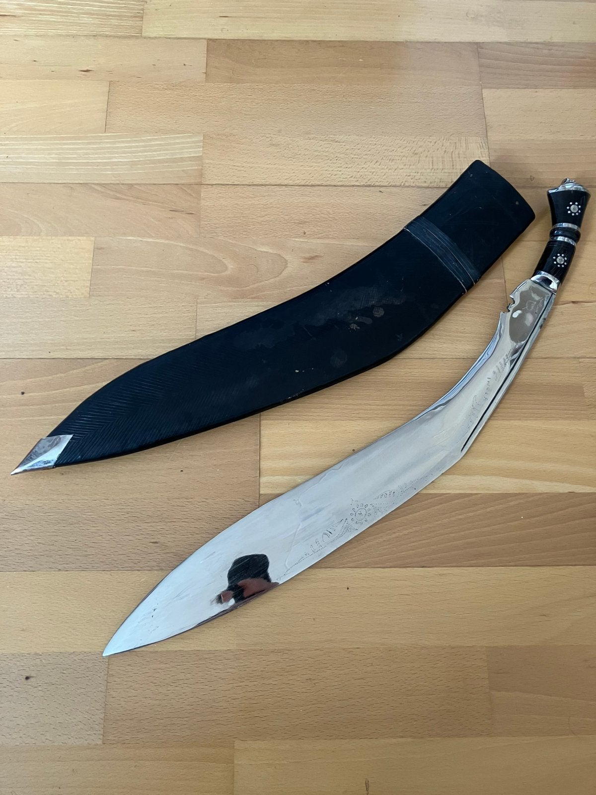 Grote XXL kukri mes gorkha nepal, Ophalen of Verzenden, Landmacht, Azië, Mes of Dolk