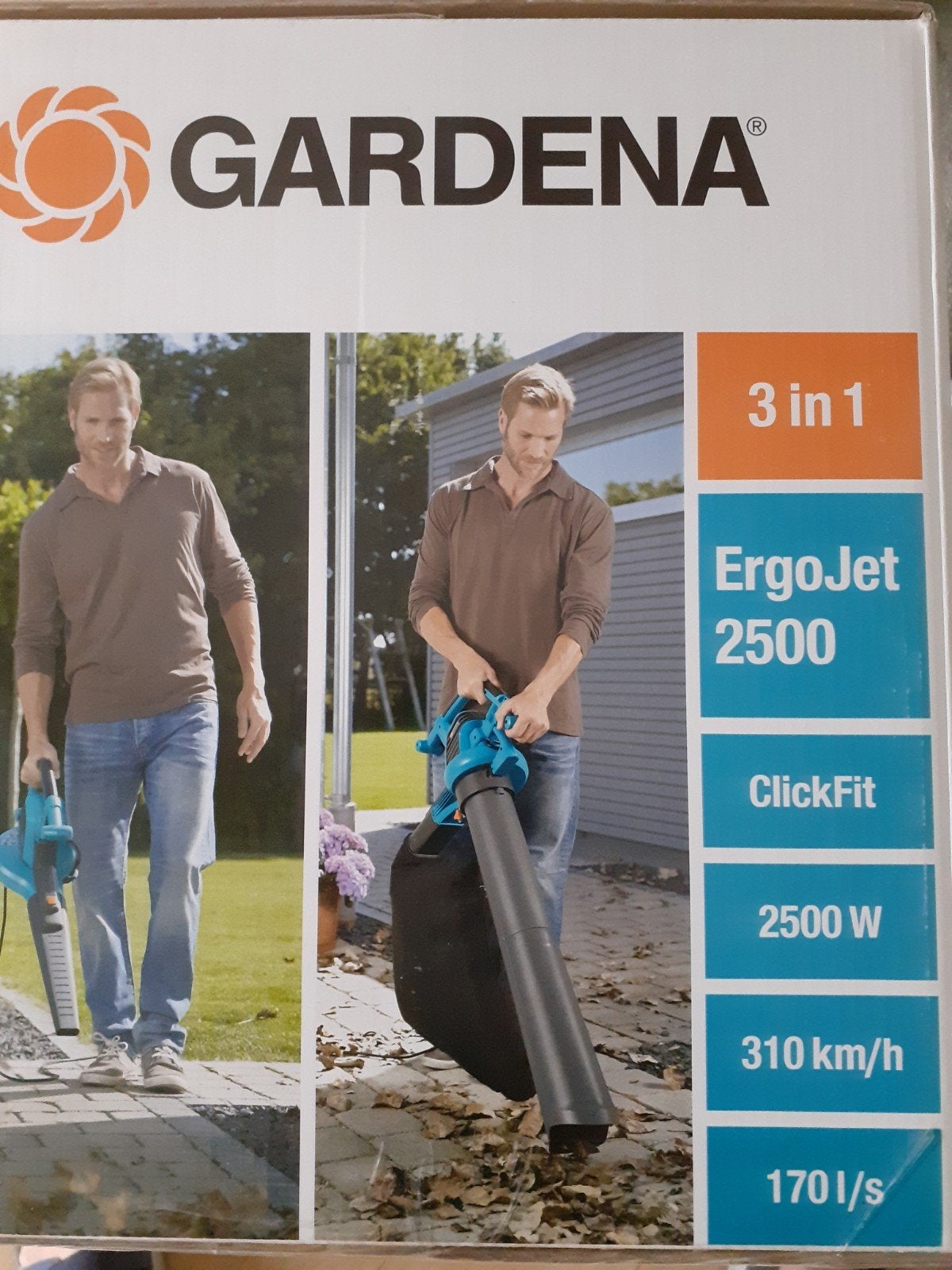 bladblazer/zuiger met opvangzak, Ophalen, Handgedragen, Zo goed als nieuw, Met opvangzak