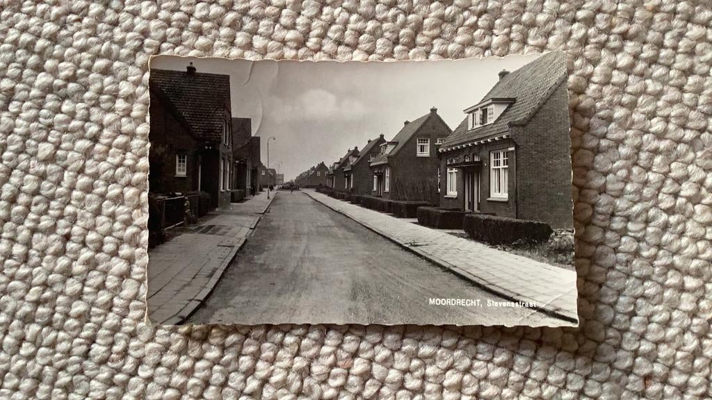 Ansichtkaart Moordrecht Stevensstraat 1972. 941, Ophalen of Verzenden, 1960 tot 1980, Gelopen, Zuid-Holland