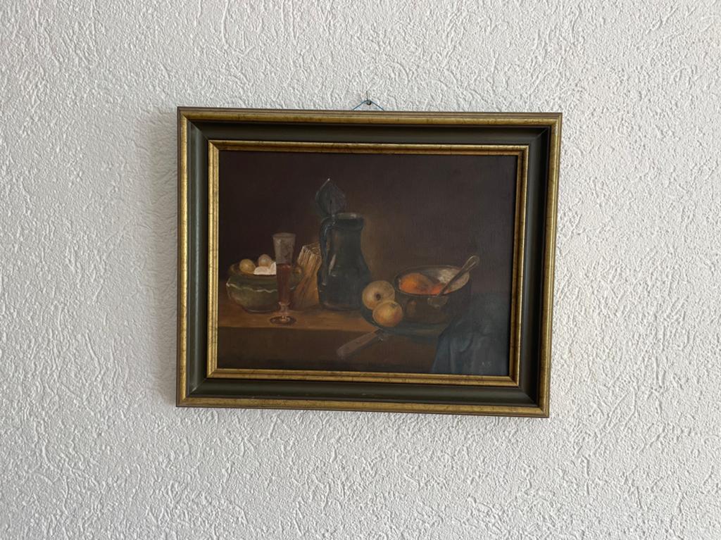 Schilderij met lijst, Ophalen