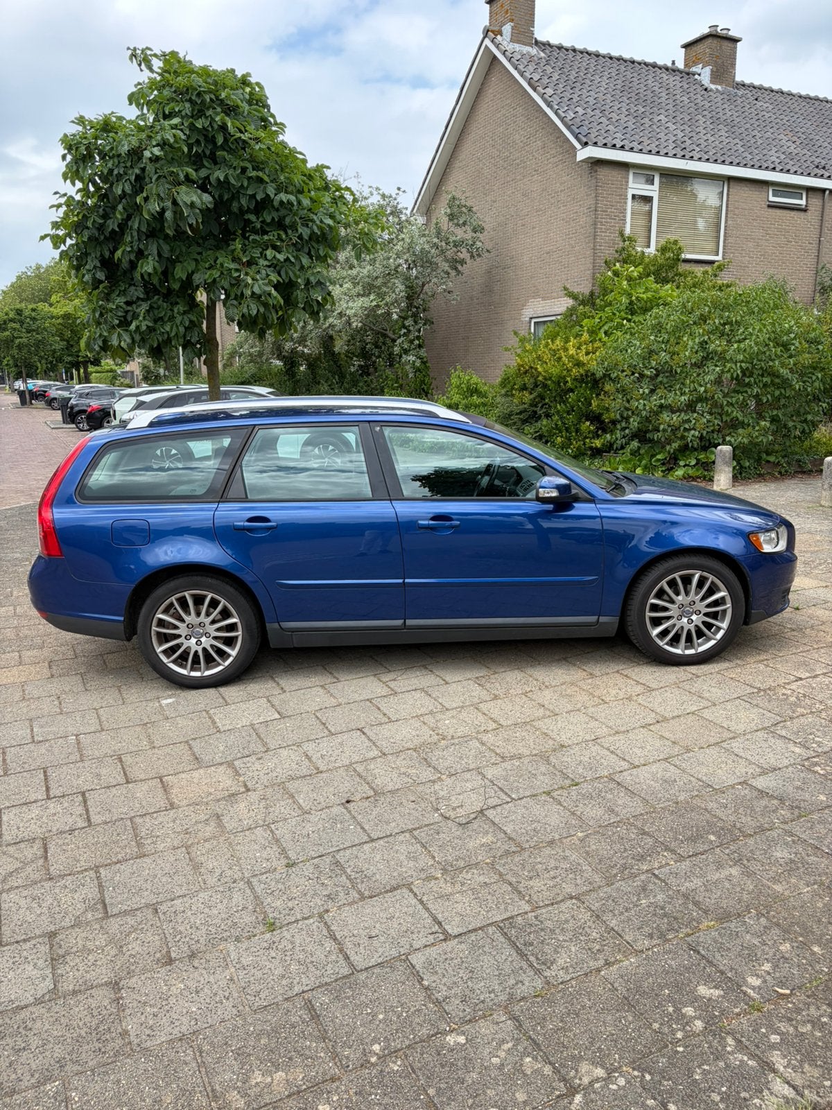 Volvo V50 1.8 2007 Blauw, Auto's, Voorwielaandrijving, 125 pk, 1280 kg, 4 cilinders
