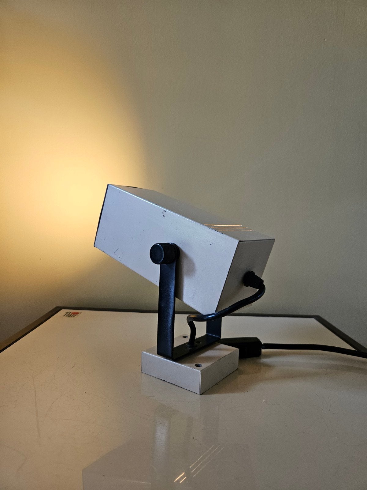 Vintage Philips Kubus Wandlamp Jaren '70 - Industriële Stijl, Ophalen of Verzenden